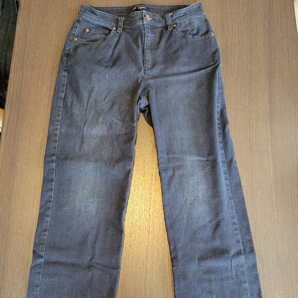 Eileen Fisher Straight Leg Jeans - Picture 1 of 3